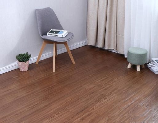 Planken-Bodenbelag CER Zertifikat-LVT mit Eichen-Holz-Farbe der Abnutzungs-Schicht-0.3mm
